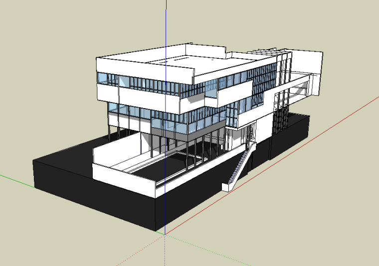 建筑设计大师别墅资料下载-建筑设计大师理查德诺伊特拉SU模型合集（共五套）