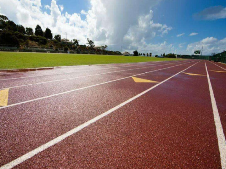 300米跑道设计资料下载-[山西]中学体育场塑胶跑道施工组织方案