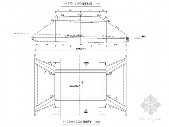 盖板涵设计计算书资料下载-1-3x2m的钢筋混凝土盖板涵（附计算书）