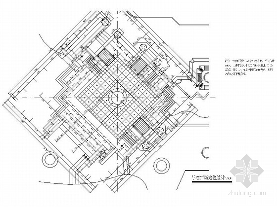 旱喷广场图纸资料下载-某旱喷广场景观规划设计施工图