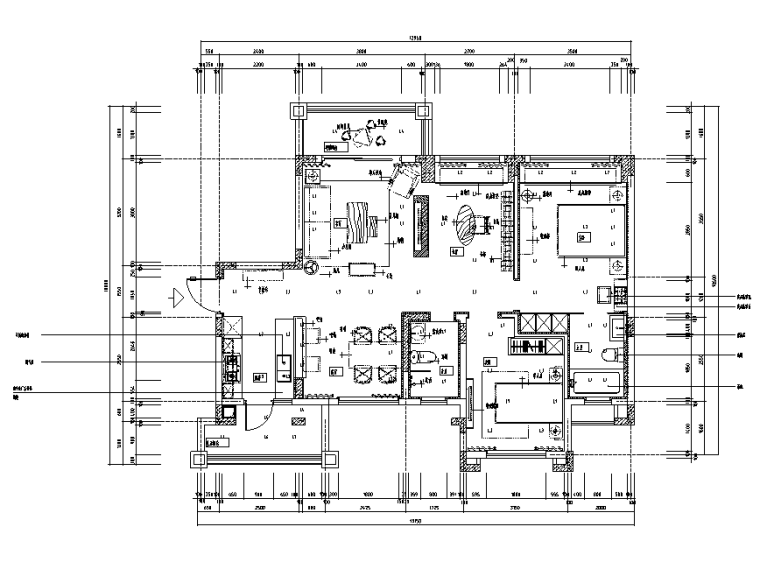 住宅施工图带效果图资料下载-南加州风情九龙仓时代小镇样板房设计施工图（附效果图）