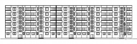 六层住宅楼计算书资料下载-某六层框架住宅楼建筑施工图（06级毕业设计）