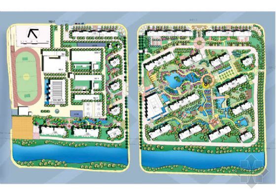 居住cad区景观设计方案资料下载-南京居住区景观设计方案