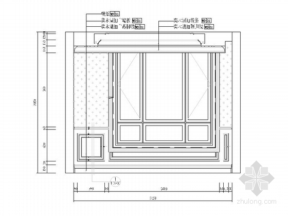 [北京]精品现代风格三层联排别墅室内装修施工图厨房立面图