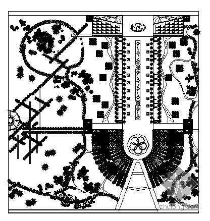 乡镇广场设计图资料下载-某政府门前广场规划