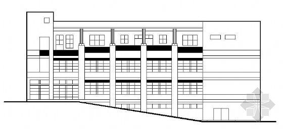 家属区改造施组资料下载-某市医院家属区教室及食堂建筑方案设计