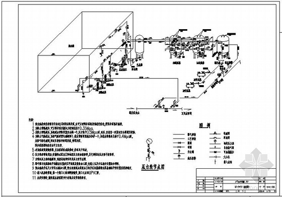 地下水水处理设计方案资料下载-某地下水给水工程水处理图纸