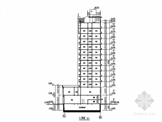 [江苏]某小区住宅楼建筑设计方案图（含效果图）- 
