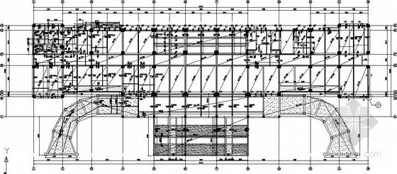 医院综合楼框剪建筑图资料下载-框剪综合楼结构施工图