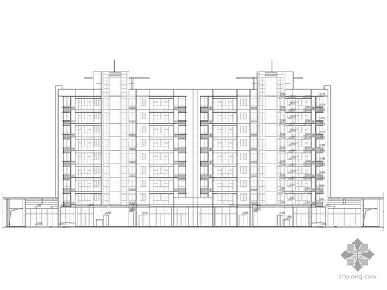 [温州]某十层住宅建筑施工图-6号楼