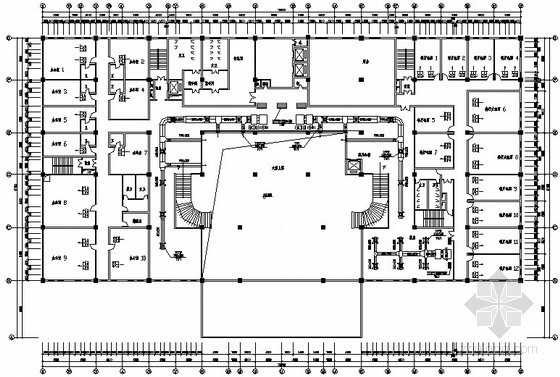 电梯空调安装图资料下载-高层酒店中央空调设计施工图