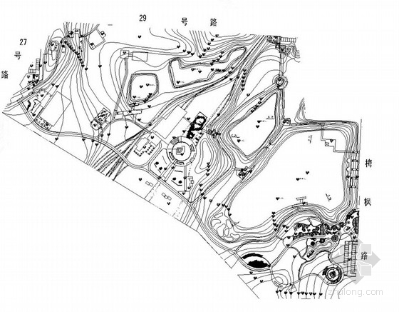 江西公园设计文本资料下载-[江西]生态公园园林景观绿化设计施工图