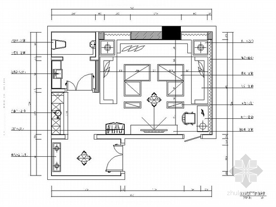 量贩式KTV设计资料下载-[北京]奢华量贩式KTV包厢室内设计施工图