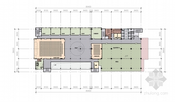 [安徽]点式高层现代风格企业办公楼建筑设计投标方案（知名设计院）-点式高层现代风格企业办公楼各层平面图