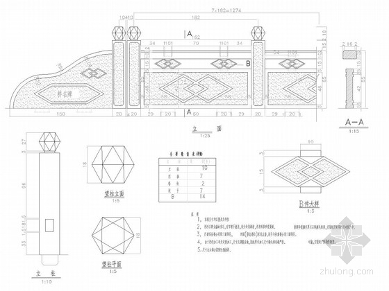 CAD木制古典栏杆资料下载-各种栏杆图样120张（CAD）