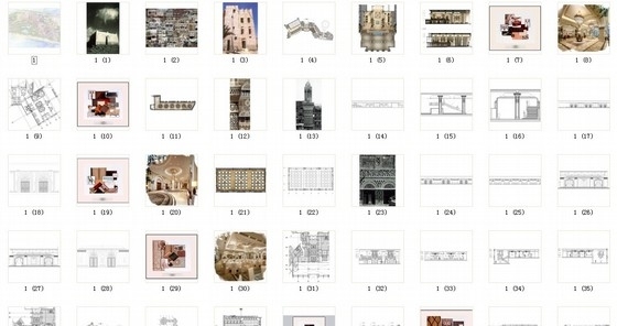 [中东]某豪华泰式五星度假酒店概念设计方案图-资料图纸总缩略图 