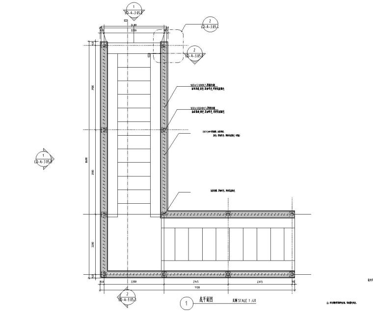车库廊架模型资料下载-L形地下车库廊架详图设计——泛亚景观 