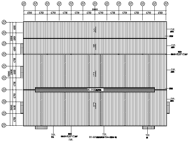 钢屋架屋面建筑施工图资料下载-家具制造厂房轻型门式钢屋架结构施工图（CAD，17张）