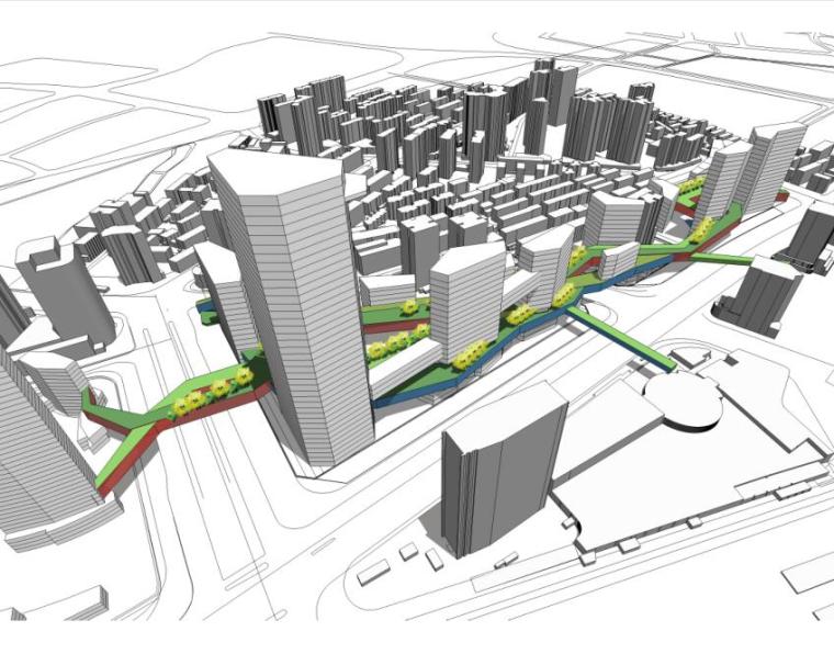 3套多层现代风格火车站资料下载-[上海]某火车站北广场项目概念规划设计文本（PDF+166页）