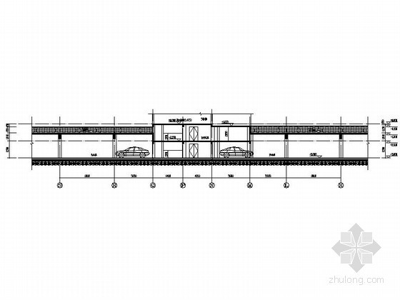 [江苏]泰州某地下二层停车库建筑施工图