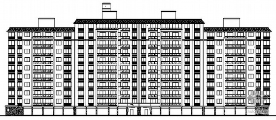 住宅楼建筑施工说明资料下载-某十一层住宅楼建筑施工图