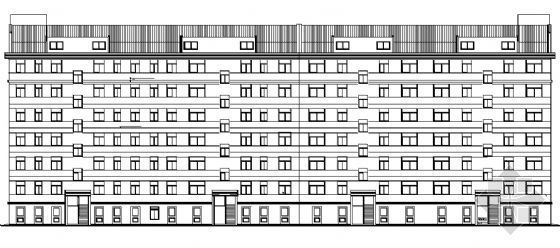 5层宿舍框架建筑施工图资料下载-某六层住宅宿舍建筑施工图