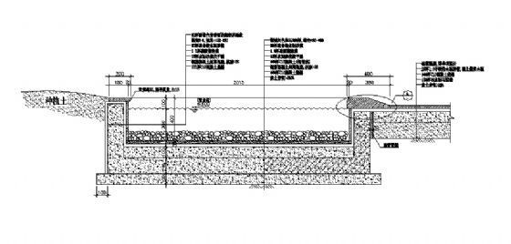 水景池详图资料下载-水景池剖面详图（3）