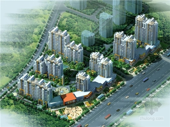浙江现代小区设计资料下载-[浙江]现代风格住宅小区规划设计方案文本（含CAD总图）