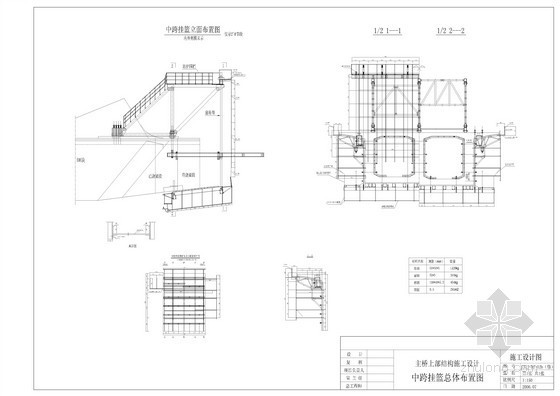 预应力横梁作业指导书资料下载-[北京]连续梁挂篮全过程作业指导书（CAD图纸）