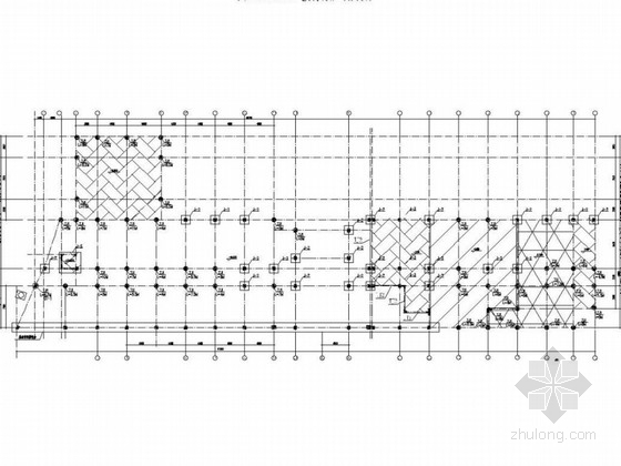 教学楼地基施工图桩基础资料下载-[贵阳]五层框架中学教学楼及室外架空运动场结构施工图