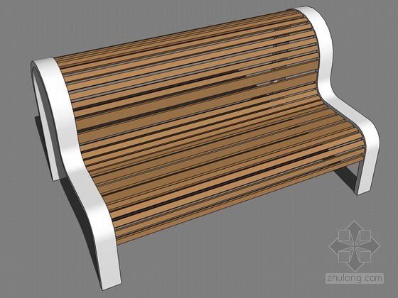 椅su模型资料下载-健身椅SketchUp模型下载
