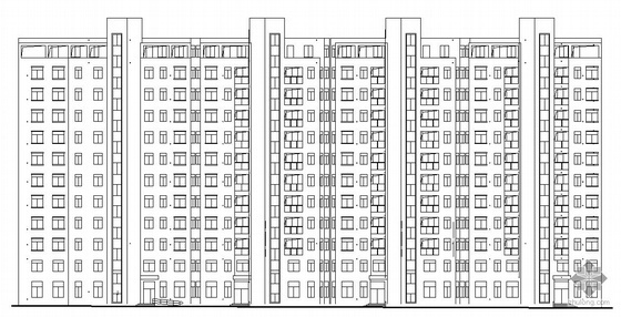 住宅建筑施工套图包括详图资料下载-[威海]某水岸新城住宅楼群建筑施工套图