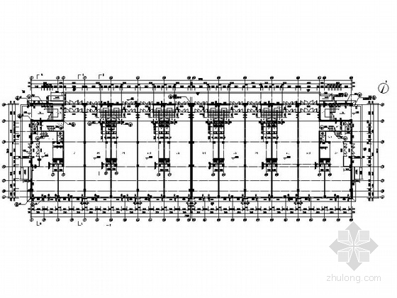 [吉林]6层中式风格高档公寓设计施工图-6层中式风格高档公寓设计平面图 