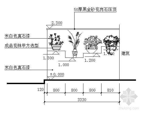 入口大门cad结构资料下载-某小区大门建筑及结构图纸