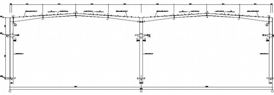 24m双跨钢结构厂房资料下载-双连跨门式刚架厂房结构施工图