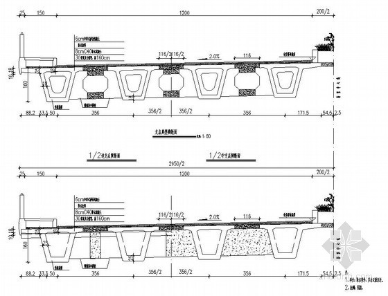 30m小箱梁截面图资料下载-迁安市某30m小箱梁跨河大桥设计图
