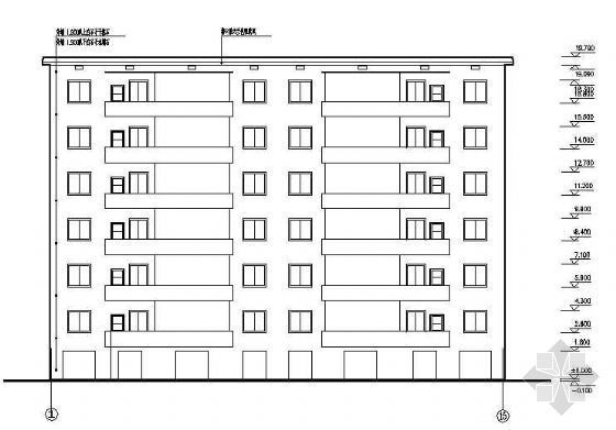 多层砖混砌体结构图纸资料下载-某八层砖混住宅结构图纸