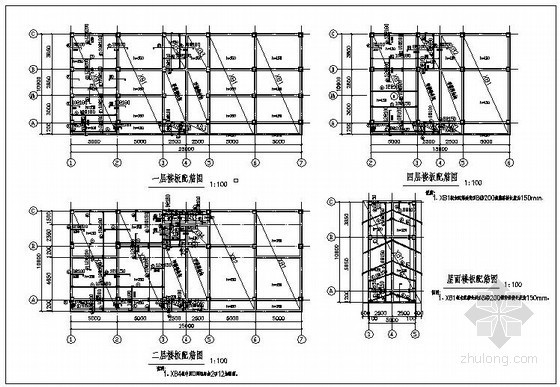 框架住宅楼结构设计资料下载-[广西]某四层框架住宅楼结构设计图