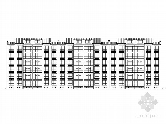 6层单元式住宅楼模型资料下载-[济源]某小区六层单元式住宅楼建筑施工图