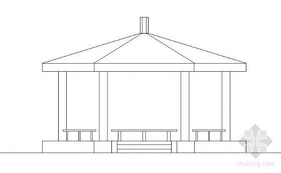 六角亭子设计详图资料下载-六角休闲亭详图