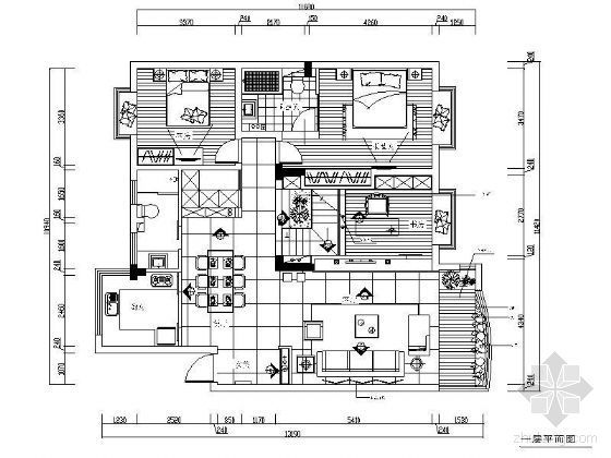 别墅规划毕业设计cad资料下载-[毕业设计]双层中式别墅设计