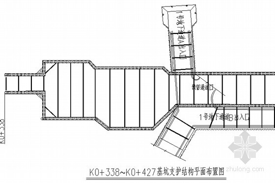 冬季施工围护方案资料下载-[江苏]地下通道深基坑SMW工法桩围护施工方案