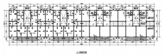 彩钢板条形基础施工图资料下载-砖混结构住宅楼结构施工图（六层 条形基础）