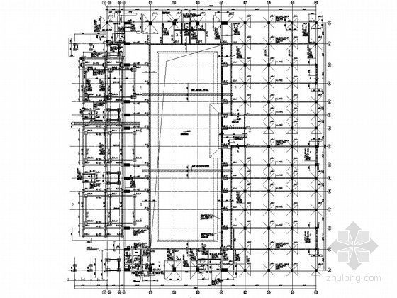 某电厂220KV接线图资料下载-五层框架再生能源发电厂主工房结构图