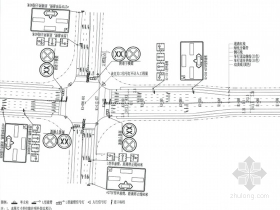交通工程结构大样图资料下载-[浙江]城市次干路交通工程施工图设计