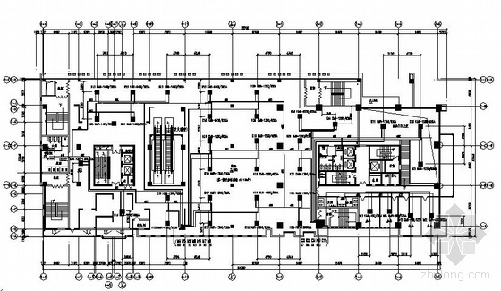 金融大厦空调系统设计资料下载-某环保大厦空调系统图纸
