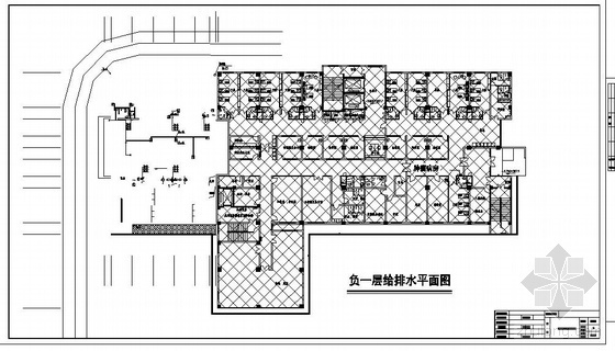管网工程竣工图资料下载-重庆市某医院住院部大楼扩建工程给排水竣工图