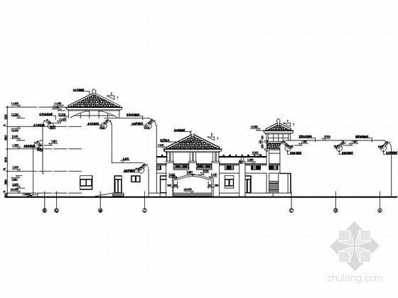 [江苏]某科学院三层九班幼儿园建筑施工图-图6