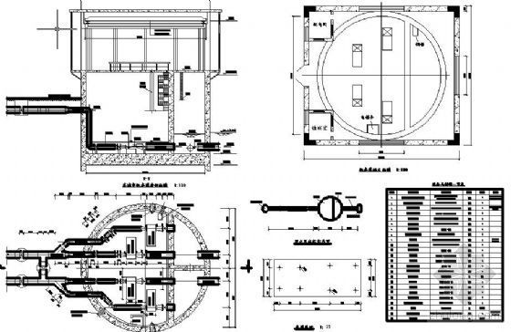 cad图纸说明书资料下载-泵房课程设计（图纸、设计说明书）