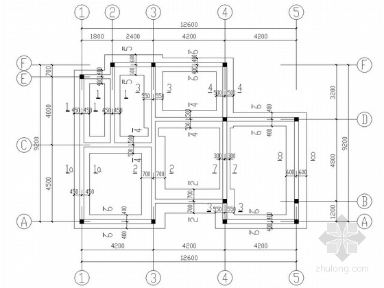 砌体结构两层施工图资料下载-两层砌体结构别墅结构施工图